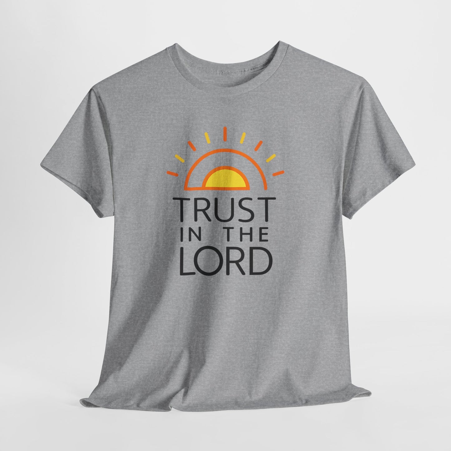 Trust in the Lord T-Shirt — Christian Sunrise Faith Tee