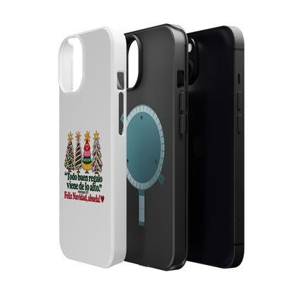 Christmas Grandma Phone Case — “Todo buen regalo viene de lo alto” Magnetic Impact-Resistant Case