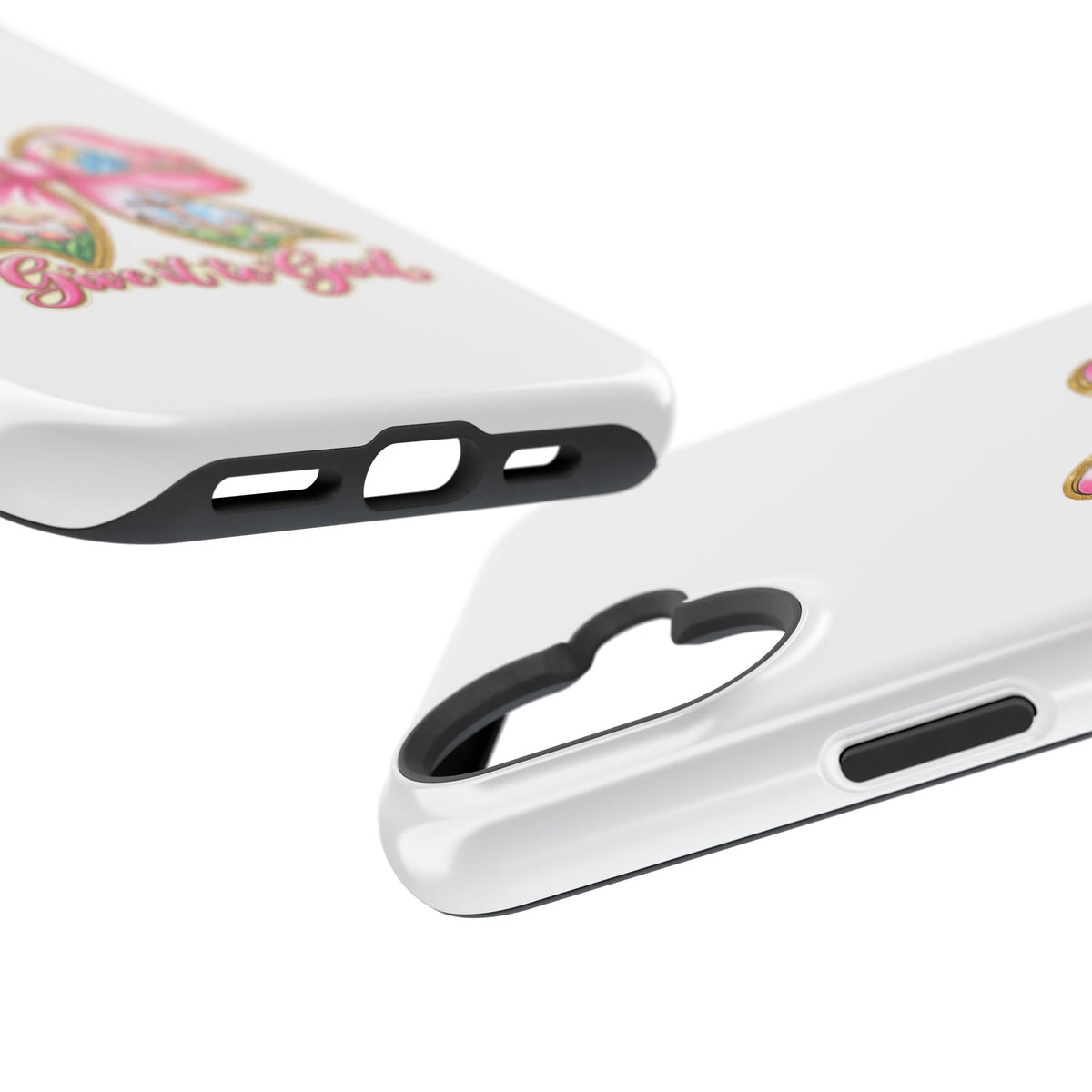 Give It to God Phone Case — Floral Bow Christian iPhone Cover