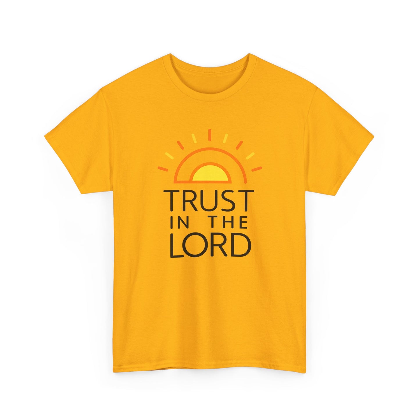 Trust in the Lord T-Shirt — Christian Sunrise Faith Tee