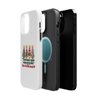 Christmas Grandma Phone Case — “Todo buen regalo viene de lo alto” Magnetic Impact-Resistant Case