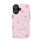 Child of God Pink Phone Case — Cute Christian iPhone Cover with Bows & Hearts
