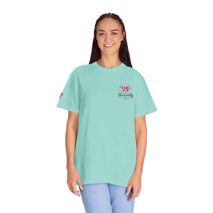 Butterfly Floral Graphic T-Shirt — 'Spread Your Wings' Chest Print
