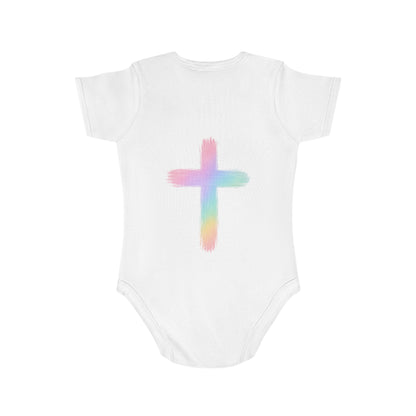 Baby Short Sleeve Bodysuit — "Baby" Text Infant Onesie