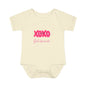 Baby Bodysuit "XOXO God's Favorite" — Cute Pink Valentine Infant Onesie