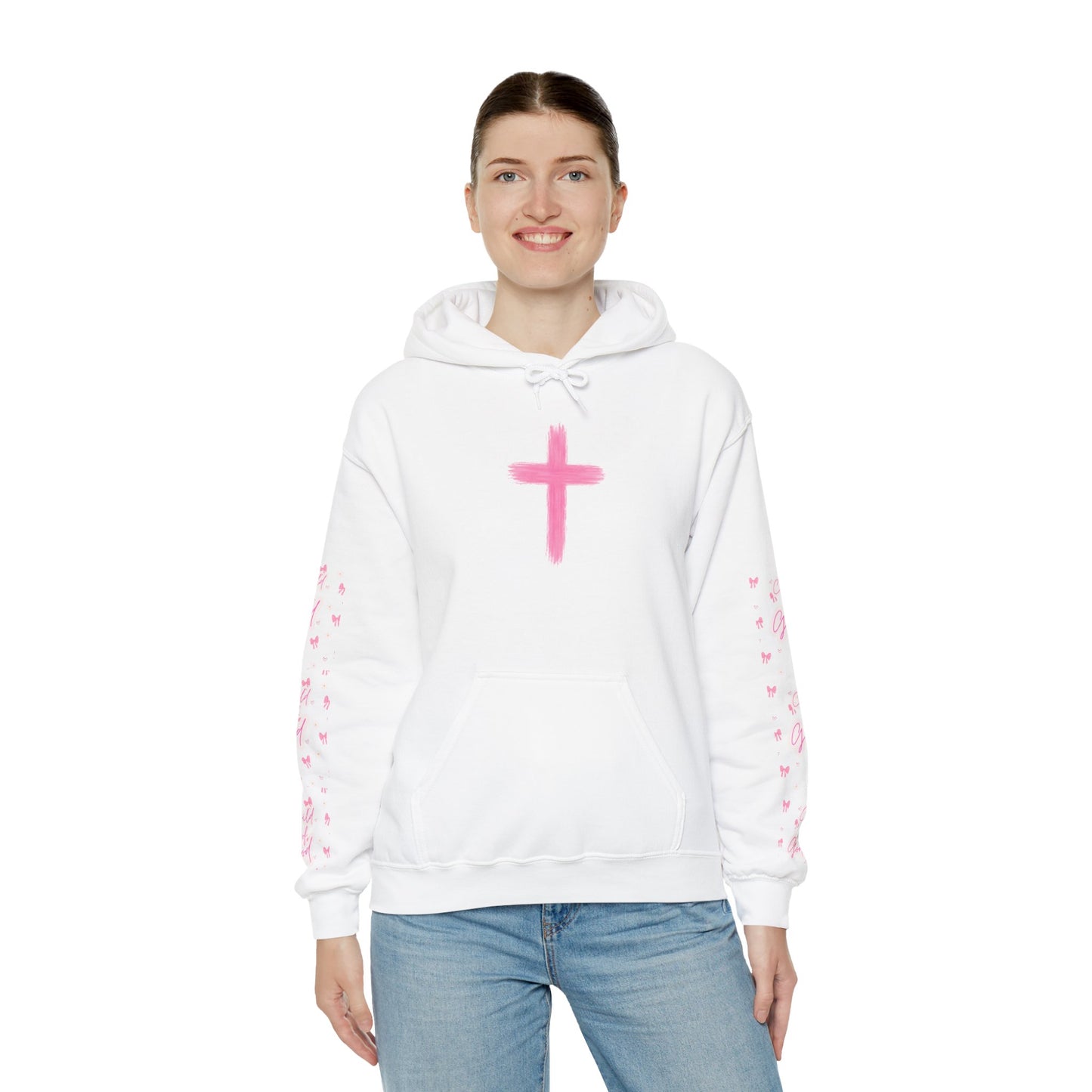 Christian Hoodie - 'AMEN' Inspirational Faith Pullover (Agree, Move, End, Never Doubt God)