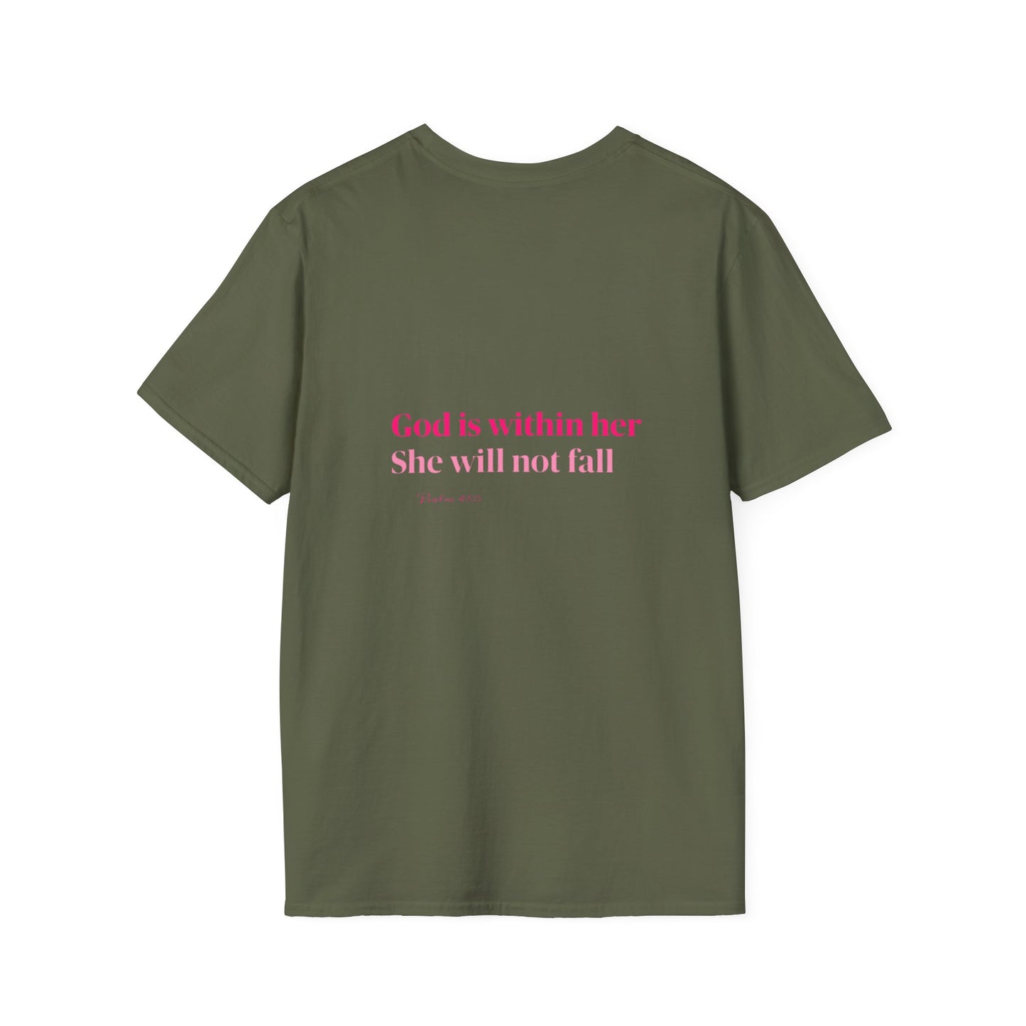 Christian Inspirational T-Shirt — “I am a child of God” Pink Scripture Tee