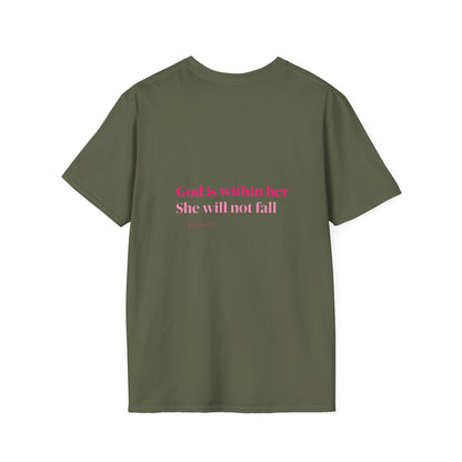 Christian Inspirational T-Shirt — “I am a child of God” Pink Scripture Tee