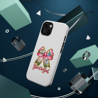 Give It to God Phone Case — Floral Bow Christian iPhone Cover