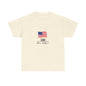 T-Shirt — American Flag "God Over Nation" Patriotic Faith Tee