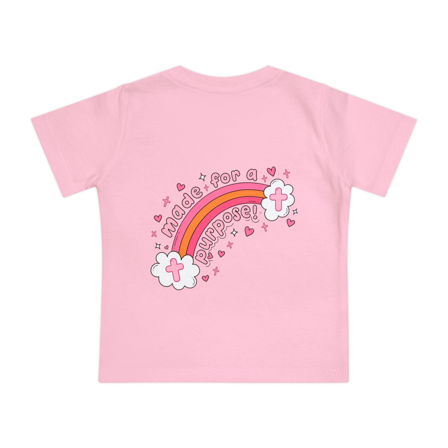 Baby T-Shirt — 'Go Spread It' Gospel Toast & 'Made for a Purpose' Rainbow Christian Tee