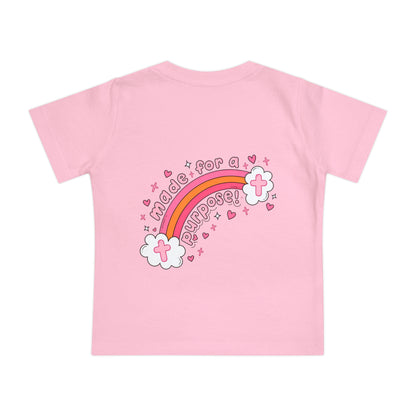 Baby T-Shirt — 'Go Spread It' Gospel Toast & 'Made for a Purpose' Rainbow Christian Tee