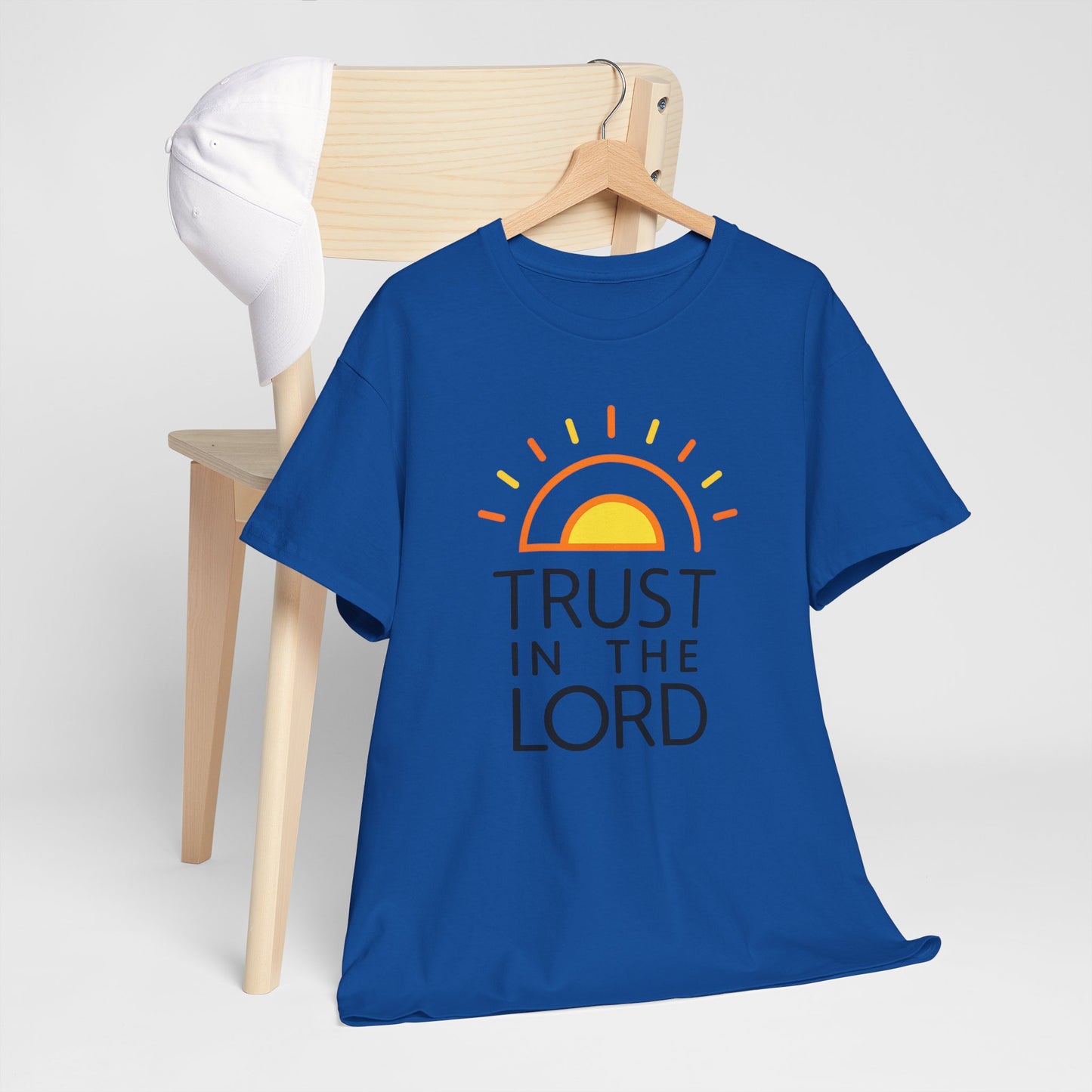 Trust in the Lord T-Shirt — Christian Sunrise Faith Tee