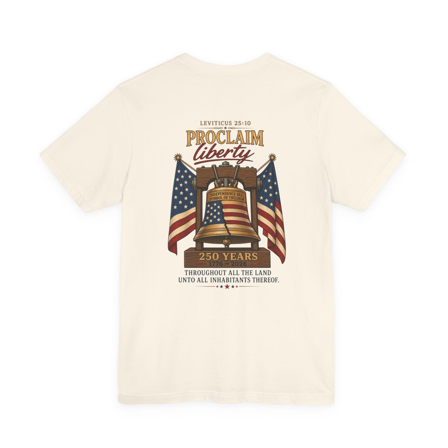 Leviticus 25:10 Tee – Minimalist Bible Verse Christian T-Shirt