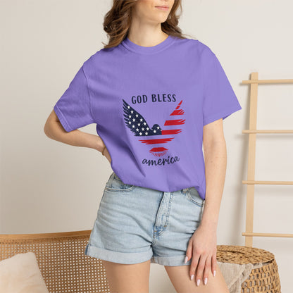 God Bless America Eagle T-Shirt — Patriotic USA Flag Tee