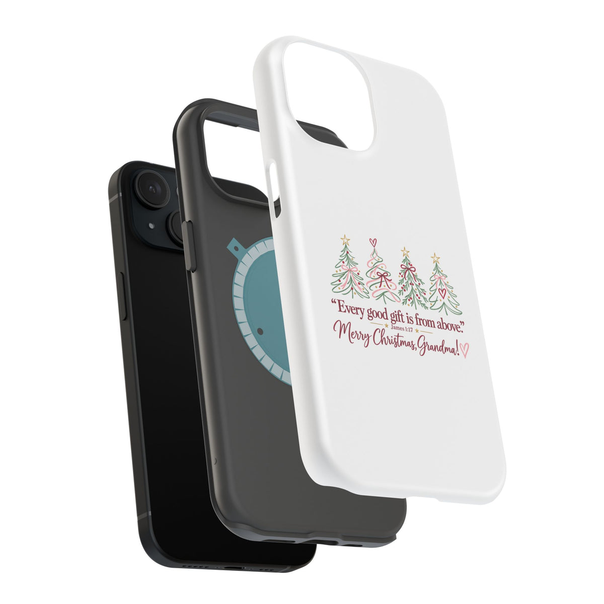 Christmas Grandma Phone Case — “Every good gift is from above” Magnetic Impact-Resistant Case