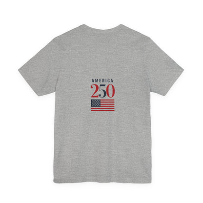 Stand for the Flag, Kneel for the Cross Tee — America 250 Patriotic T‑Shirt