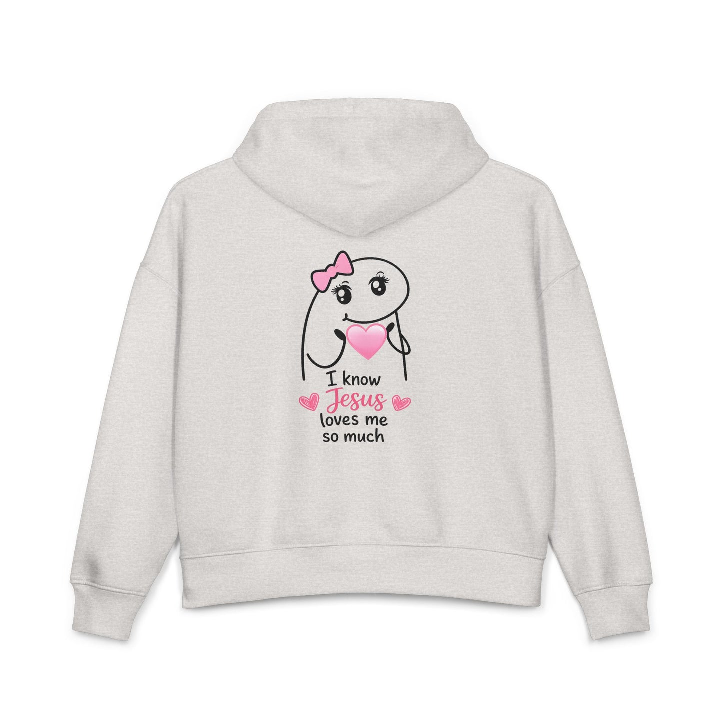 Christian Hoodie — "Be Still and Know That I Am God" Faith Pullover with Back ‘I Know Jesus Loves Me’ Design