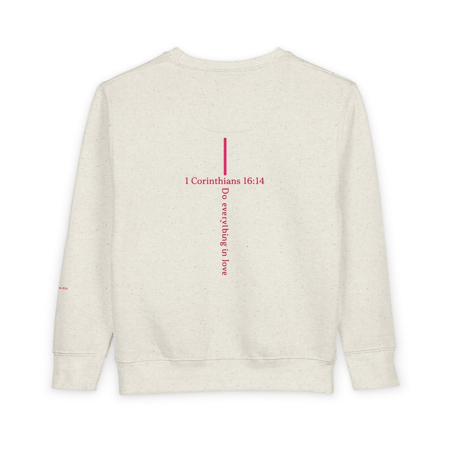Toddler Sweatshirt — "I Roll With Jesus" Christian Toddler Tee