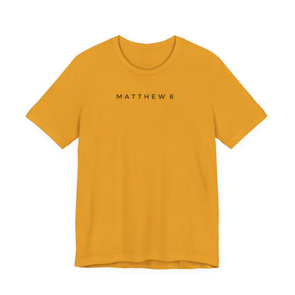 Matthew 6 Prayer Cross Tee — Our Father Lord's Prayer Christian T-Shirt