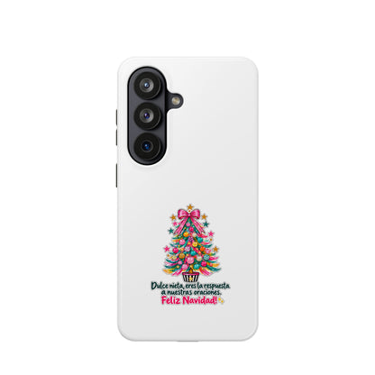 Spanish| Christmas Tree Phone Case - "Feliz Navidad" Spanish Holiday Magnetic Impact-Resistant Case