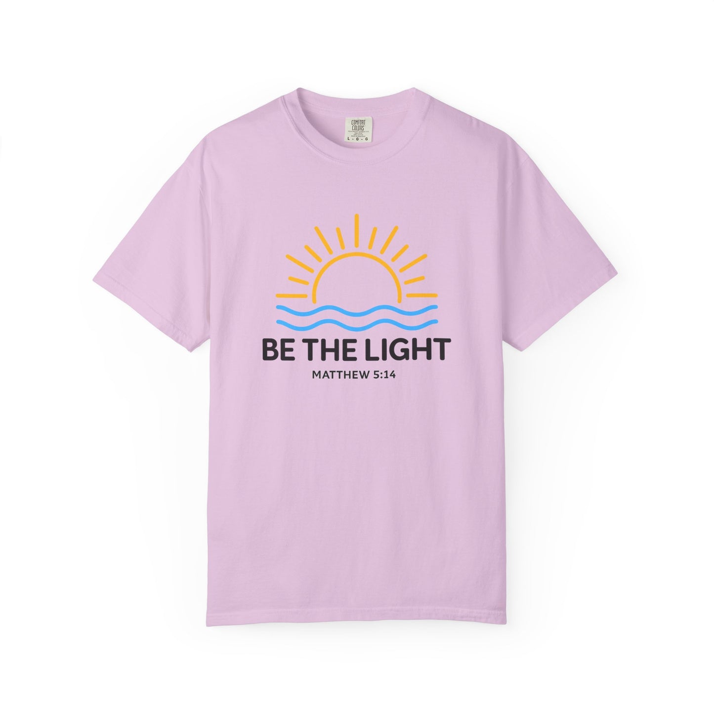 Be The Light T-Shirt — Christian Faith Tee (Matthew 5:14)