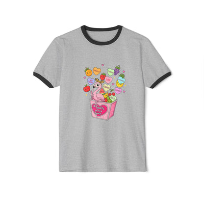 Fruits of the Spirit Ringer Tee — Cute Fruit & Candy Box Graphic