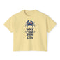 Women’s Boxy Tee — ‘Holy Crab, God Is Good’ Nautical Christian Tee