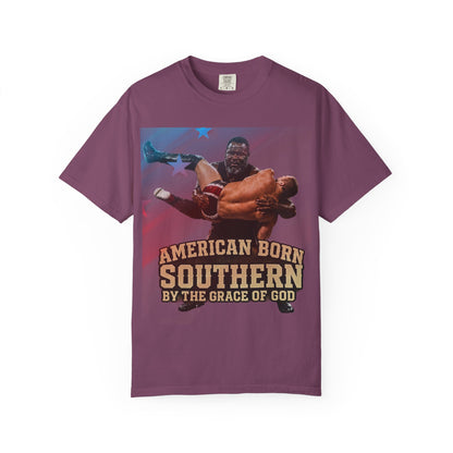 Southern Born T-Shirt — "American Born Southern by the Grace of God" Graphic Tee