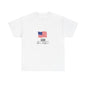 T-Shirt — American Flag "God Over Nation" Patriotic Faith Tee