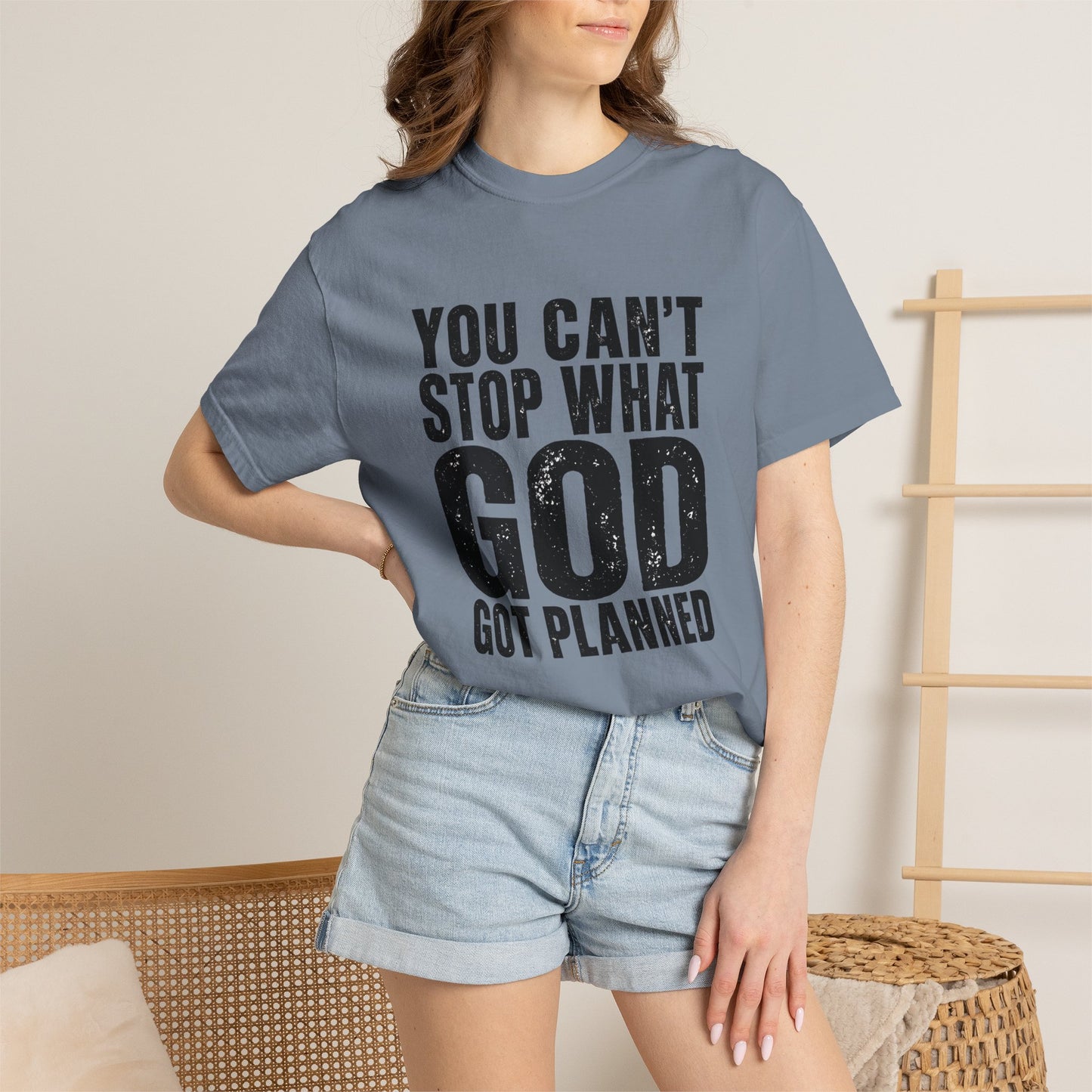 BIG FROST "You Can't Stop What God Got Planned" DOUBLE SIDED Print T Shirt