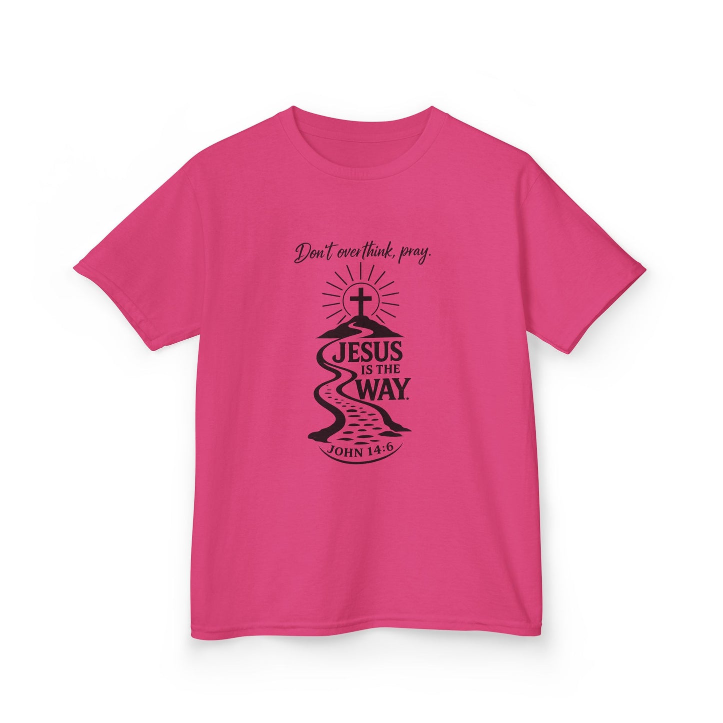 UnisexKids Tee — "Jesus Is The Way" Faith Graphic (John 14:6)