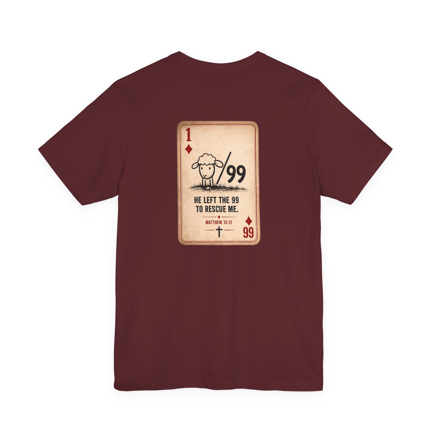 Rescued by One T-Shirt — Sheep Playing Card Design