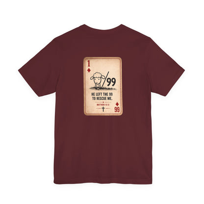 Rescued by One T-Shirt — Sheep Playing Card Design