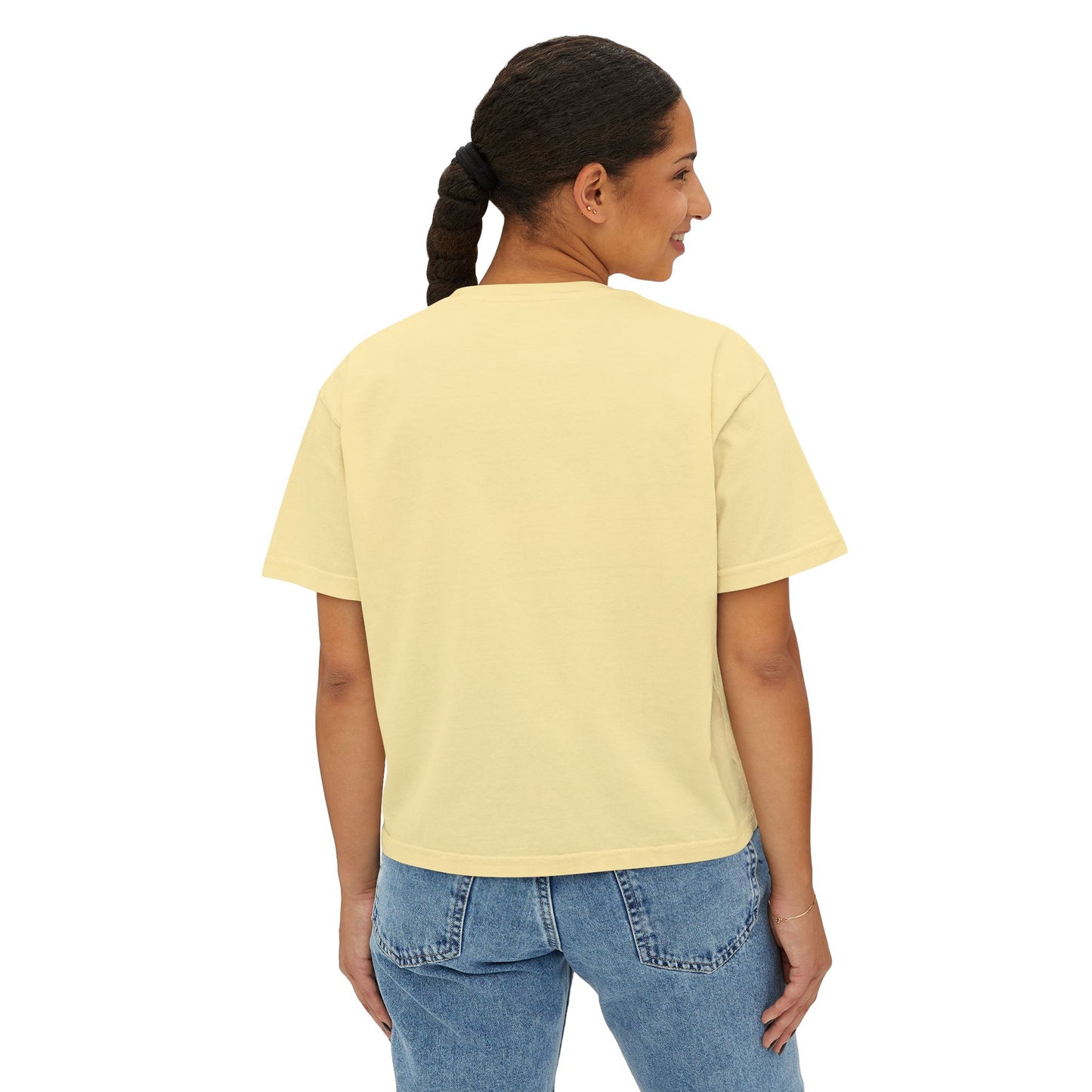 Jesus Is My Jam Women’s Boxy Tee — Cute Christian Faith Graphic Shirt