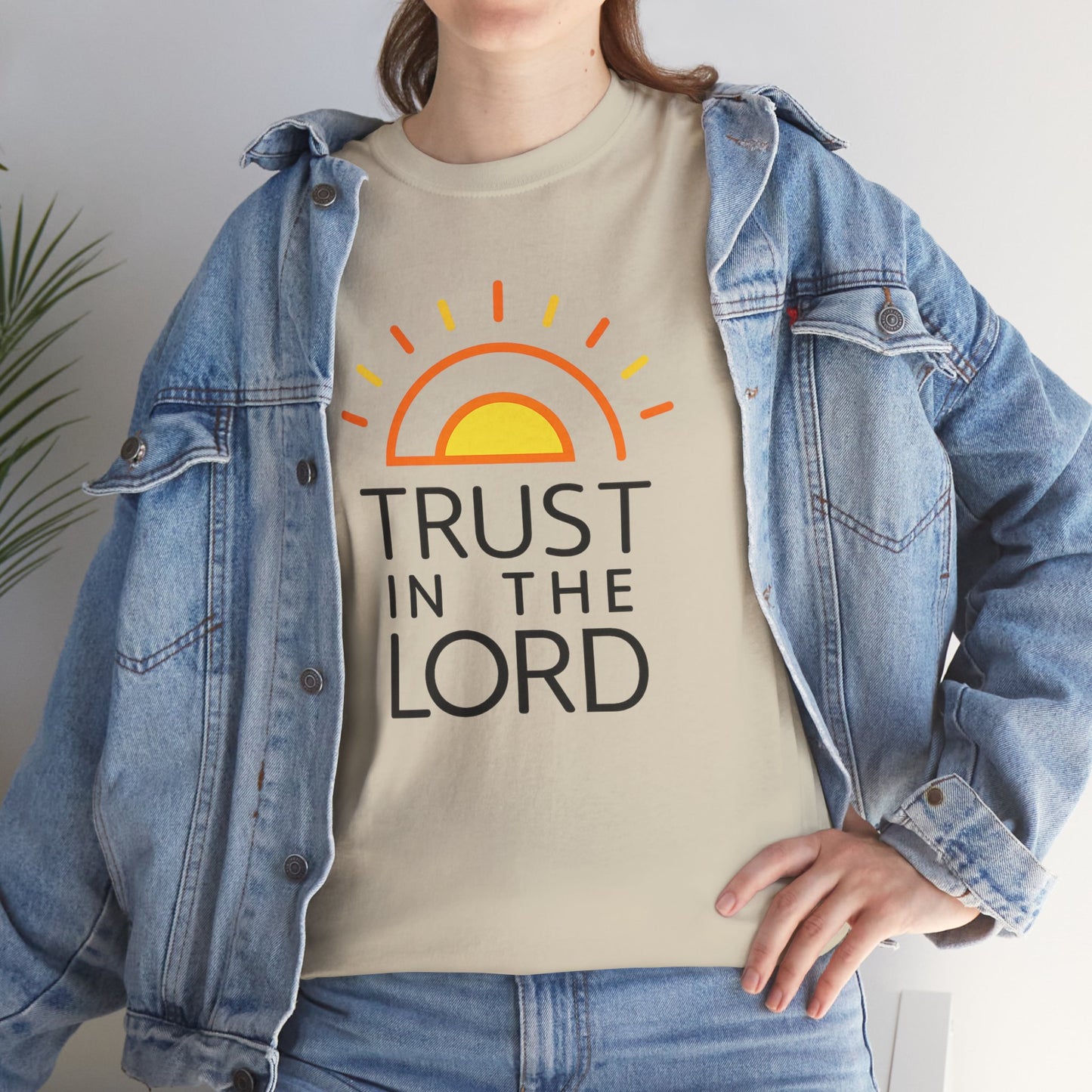 Trust in the Lord T-Shirt — Christian Sunrise Faith Tee