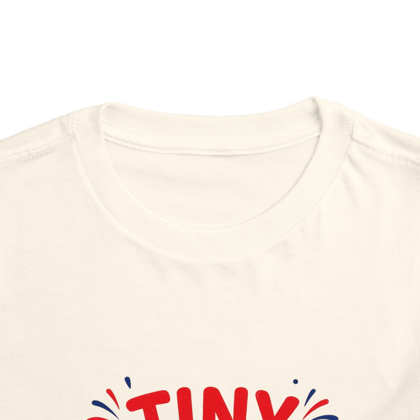 Tiny Patriot Toddler Tee – Cute American Flag 4th of July Shirt