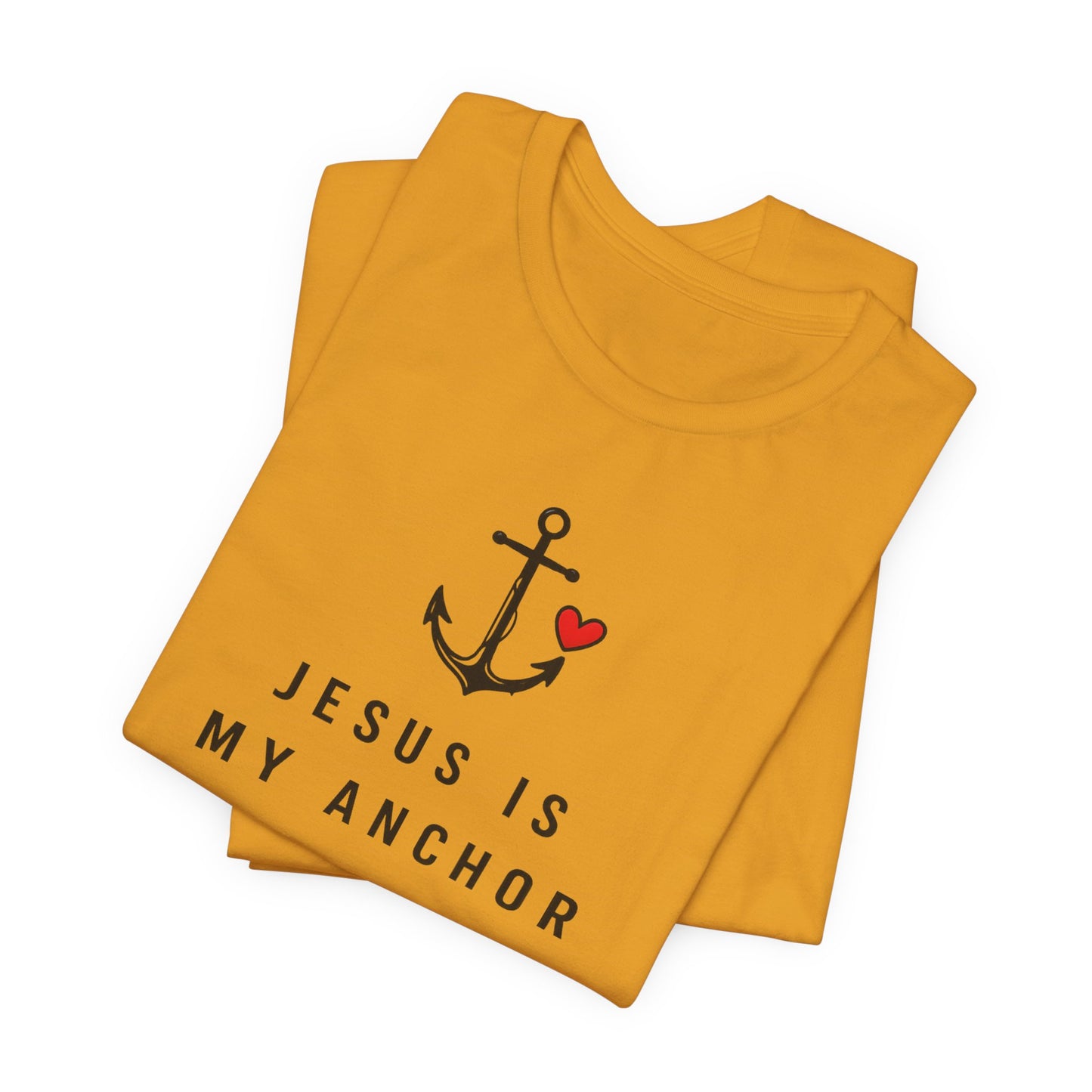 Jesus Is My Anchor T-Shirt — Hebrews 6:19 Faith Tee
