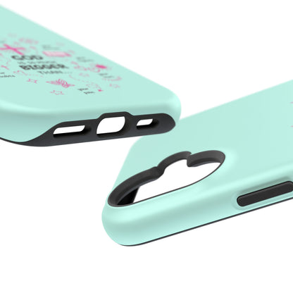 Mint Christian Phone Case — "God Is So Much Bigger Than..." Magnetic Impact-Resistant