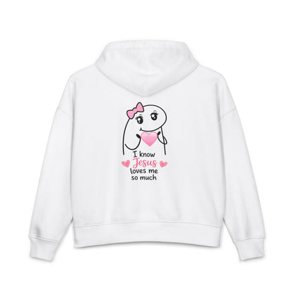 Christian Hoodie — "Be Still and Know That I Am God" Faith Pullover with Back ‘I Know Jesus Loves Me’ Design