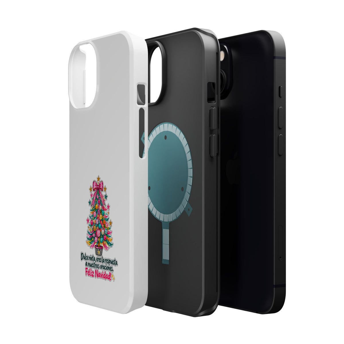Spanish| Christmas Tree Phone Case - "Feliz Navidad" Spanish Holiday Magnetic Impact-Resistant Case