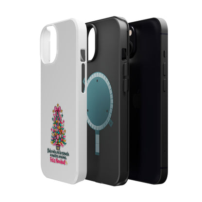 Spanish| Christmas Tree Phone Case - "Feliz Navidad" Spanish Holiday Magnetic Impact-Resistant Case