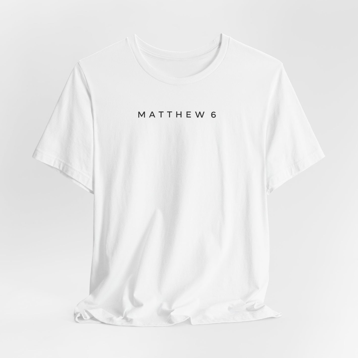 Matthew 6 Prayer Cross Tee — Our Father Lord's Prayer Christian T-Shirt