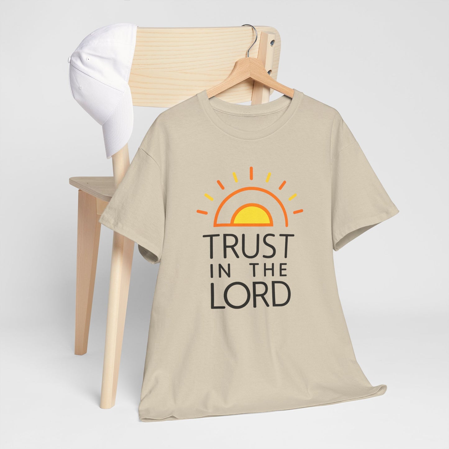 Trust in the Lord T-Shirt — Christian Sunrise Faith Tee
