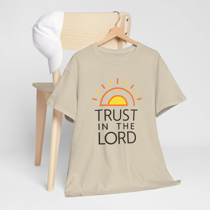 Trust in the Lord T-Shirt — Christian Sunrise Faith Tee