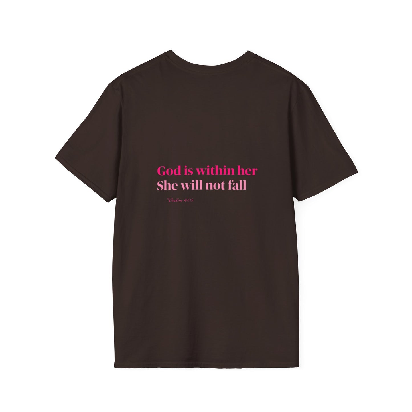 Christian Inspirational T-Shirt — “I am a child of God” Pink Scripture Tee
