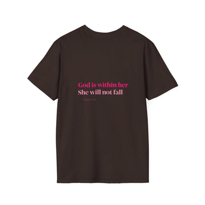 Christian Inspirational T-Shirt — “I am a child of God” Pink Scripture Tee