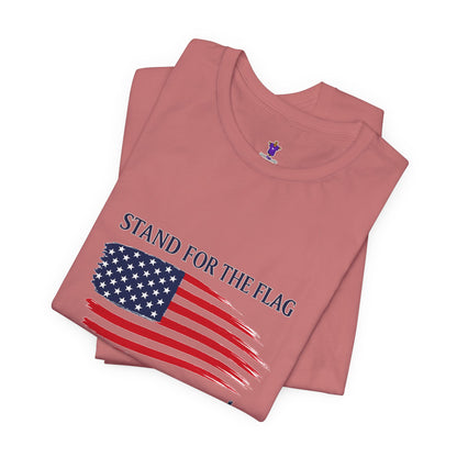 Stand for the Flag, Kneel for the Cross Tee — America 250 Patriotic T‑Shirt