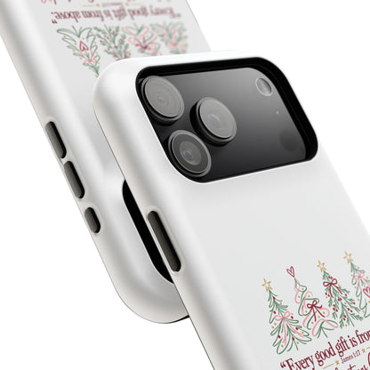 Christmas Grandma Phone Case — “Every good gift is from above” Magnetic Impact-Resistant Case
