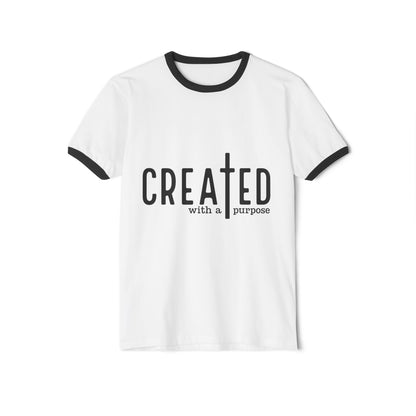 Created With a Purpose Ringer T‑Shirt